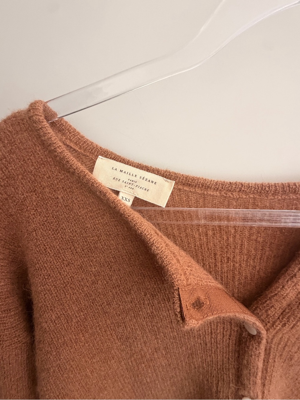 Sezane Gaspard Button-Front Knit Cardigan - Picture 2 of 3